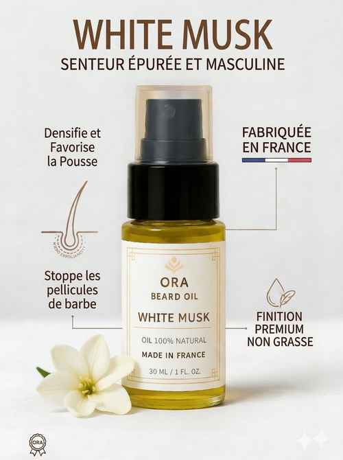 Huile à barbe - White Musk
